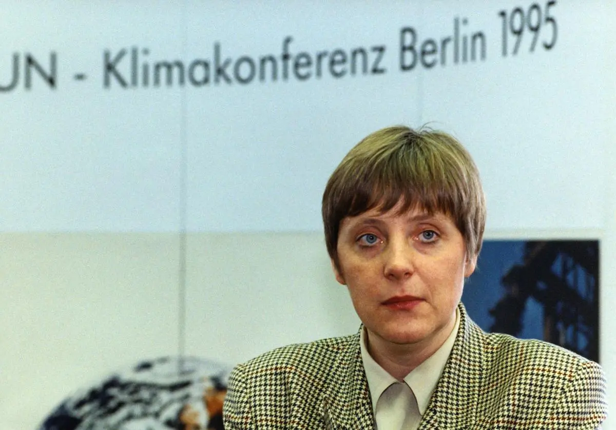 Angela Merkel at COP1 Berlin