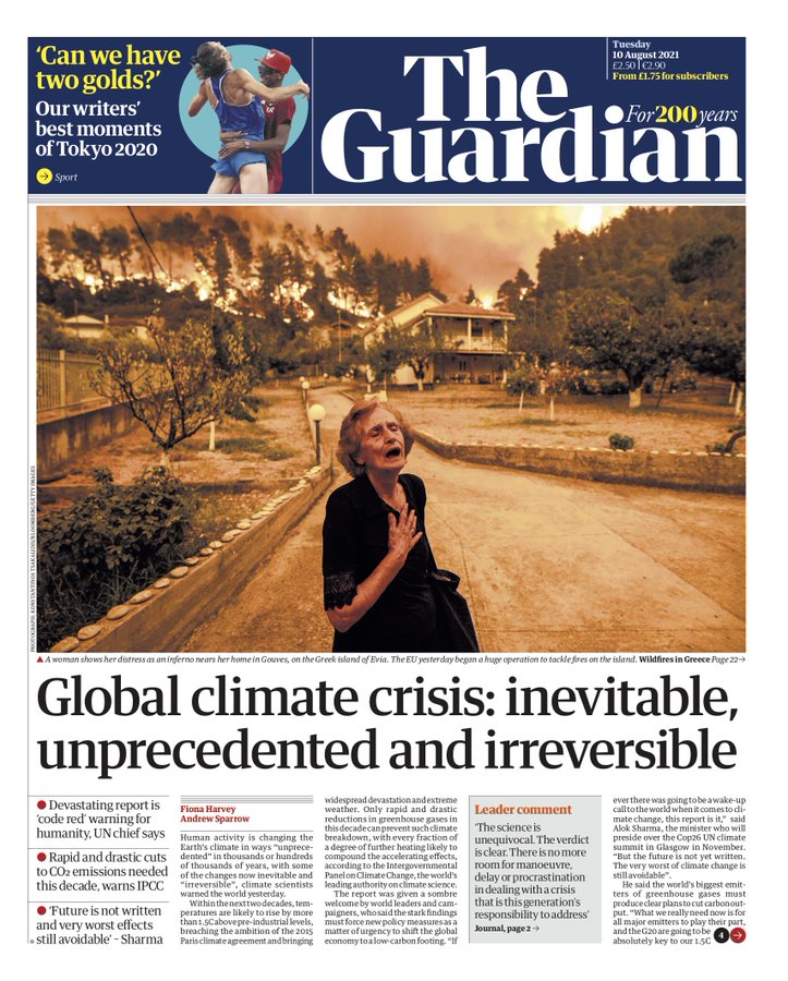 Analysis How Uk Newspapers Changed Their Minds About Climate Change
