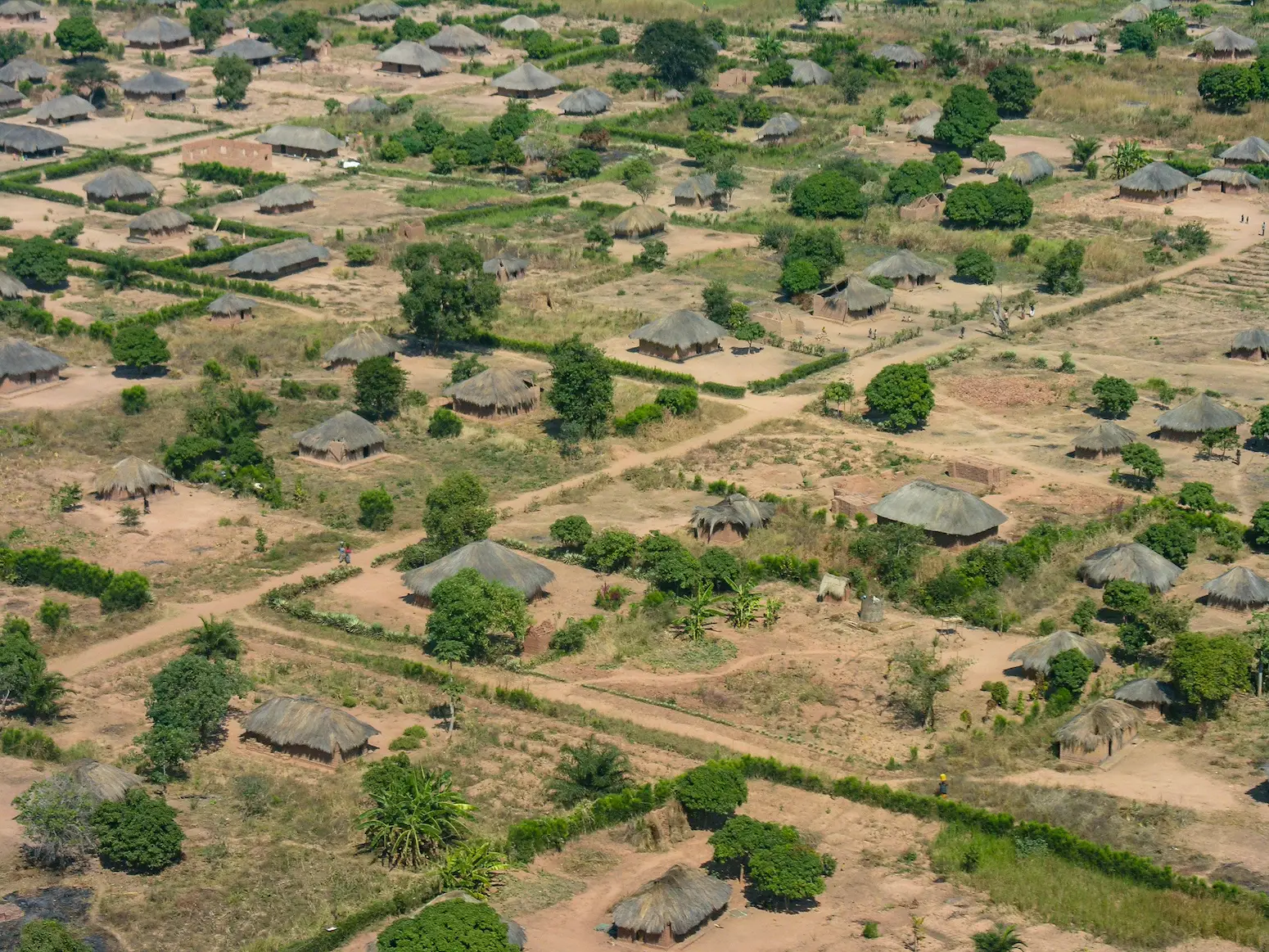 A small village near Pweto, Katanga, in the Democratic Republic of Congo