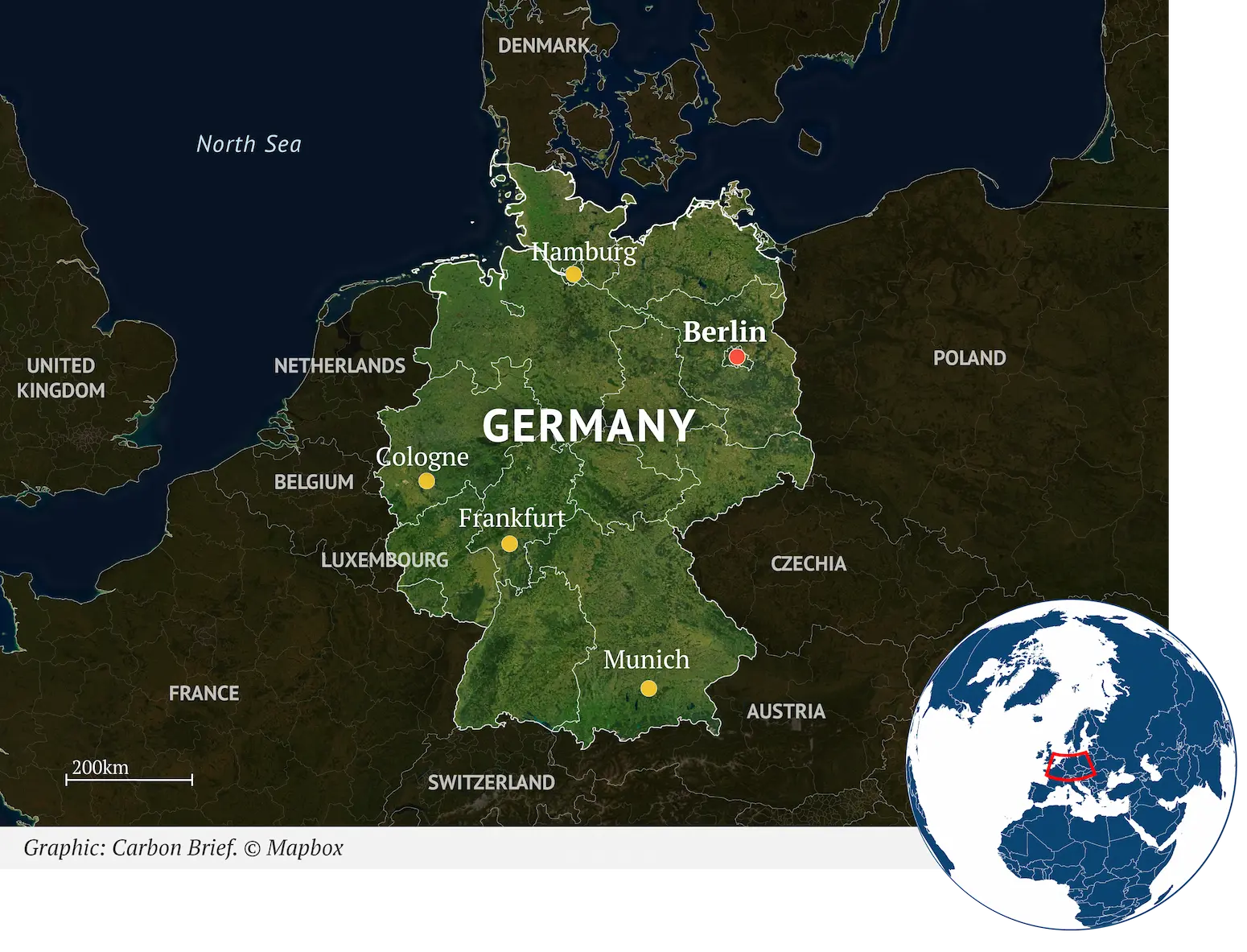 Map of Germany